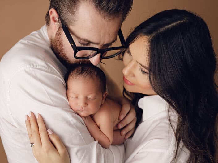 Neugeborene mit Eltern